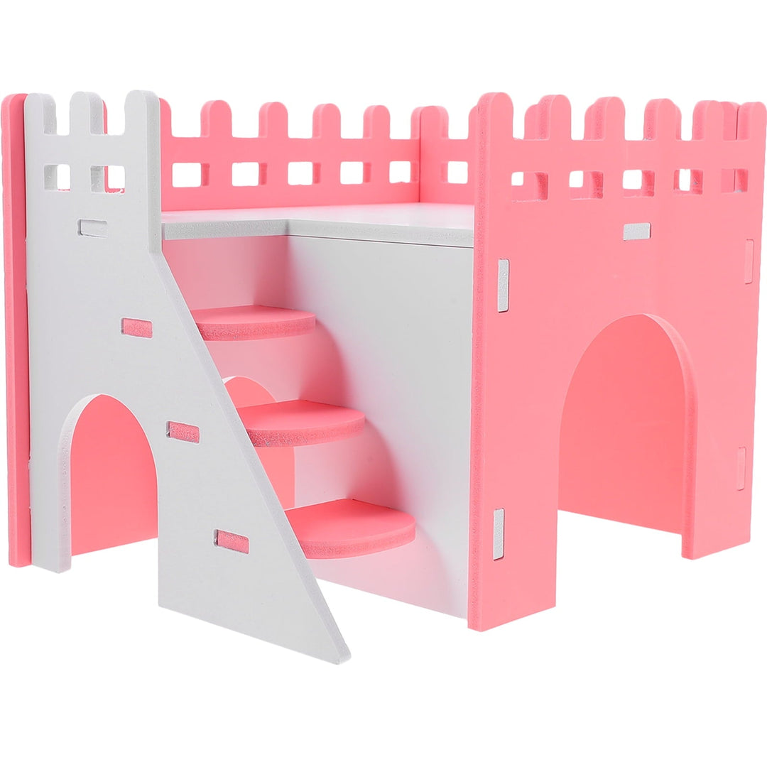 DECORNIJIA Pet Hut Hamster Hideout Pink 1 Set 7.9x5.9x5.9in