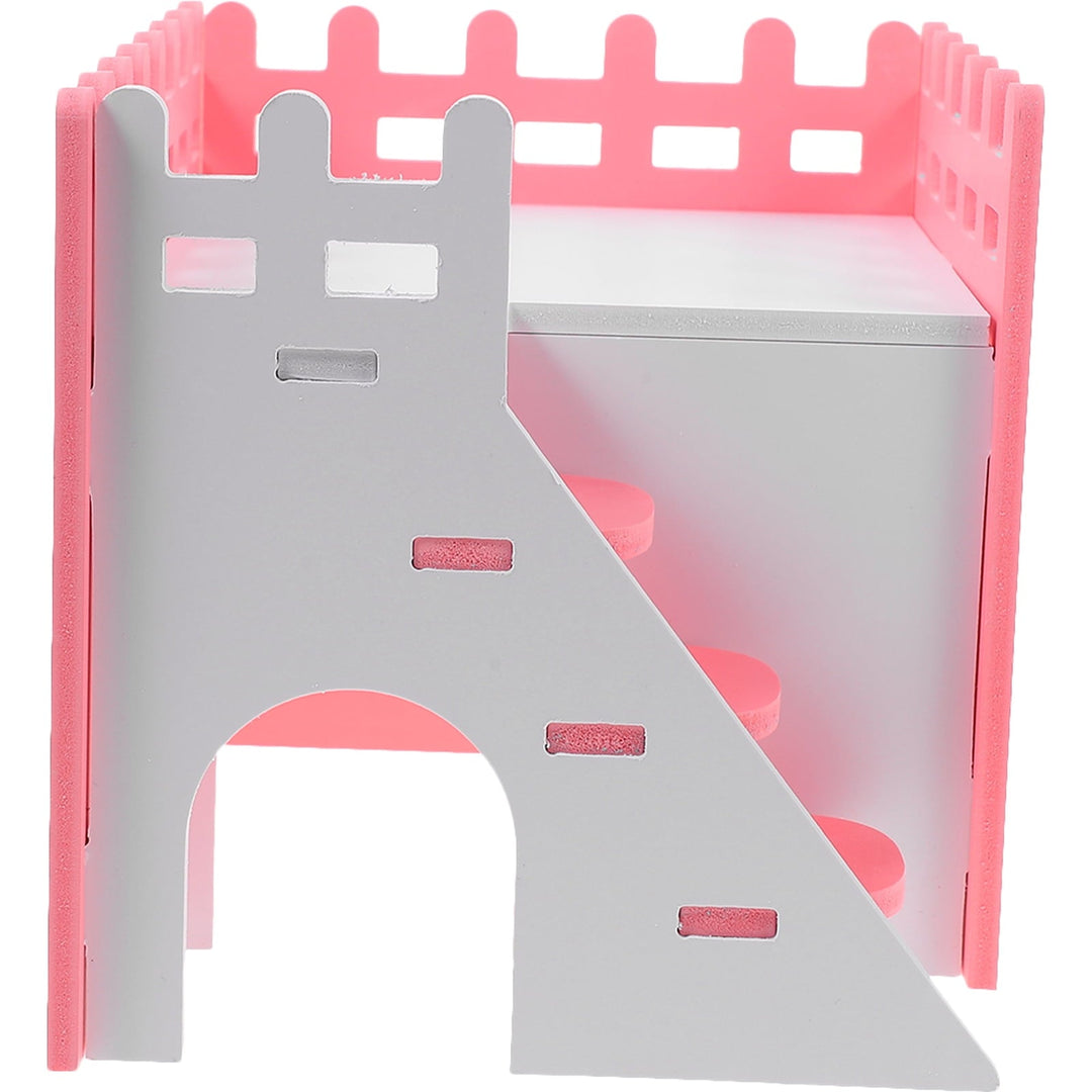 DECORNIJIA Pet Hut Hamster Hideout Pink 1 Set 7.9x5.9x5.9in
