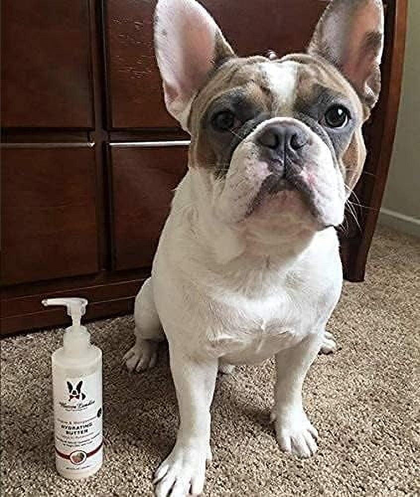 Hydrating Butter Leave in Pet Conditioner for Dogs | Lotion for Skin and Coat | Aloe Puppy & Dog Conditioner for Hair Detangler, Dry Skin, & Pet Fur Dandruff | Made in USA | Guava 8oz
