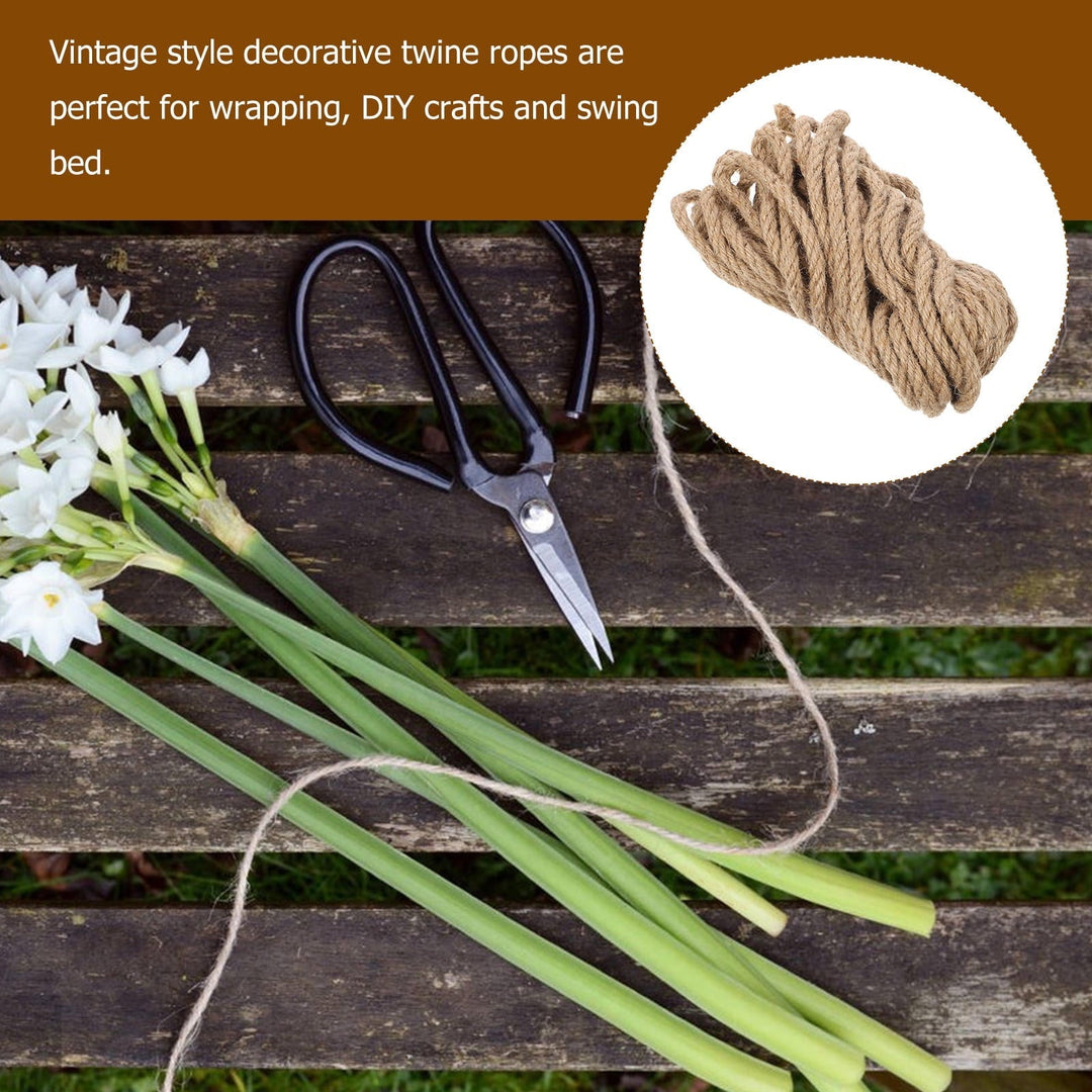 NICEXMAS 1 Bundle Outdoor Rope for Swing Bed in Brown 11.8X0.3X0.3in