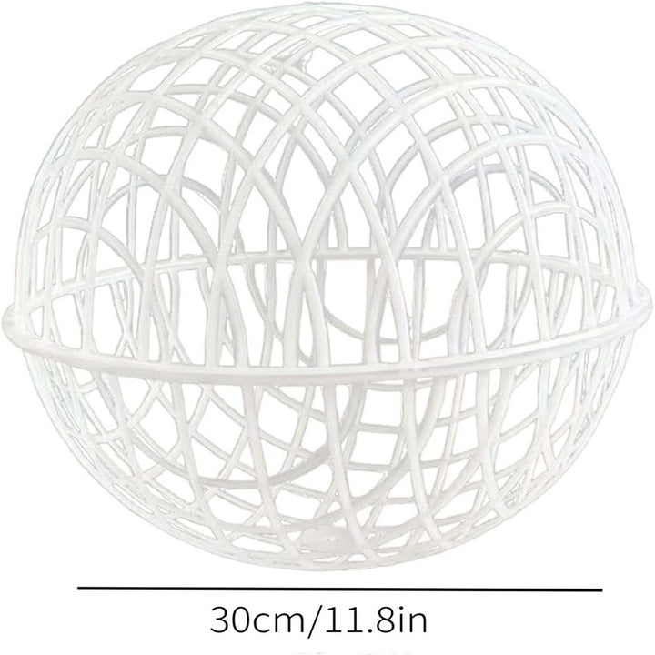 JIANGSS Chicken Coop Circular Cage For Mobile Poultry Fence Detachable Cage For To Dogs From Biting And Horses From Trampling Suitable For Chicks Rabbits And Birds,White,Medium