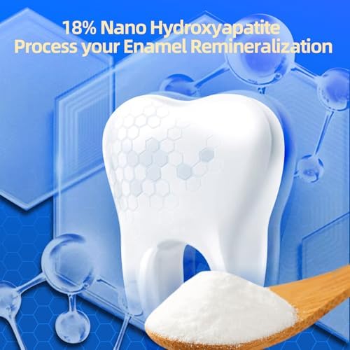 2-Pack 7X Turbo Whitening 18% Nano Hydroxyapatite Bee Wasp Venom Toothpaste for Enamel Repair,Sensitive Relief,Anti-Gingivitis,Anti-Cavity,Anti-Plaque -150 MIN Fresh Breath