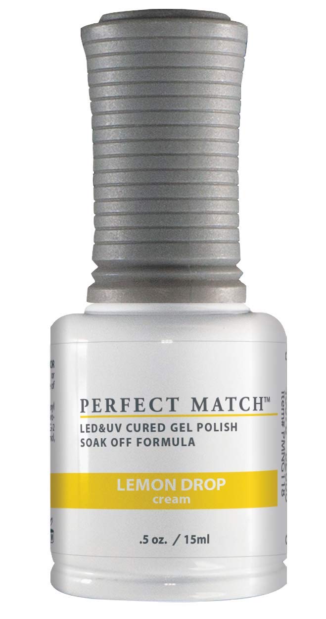Lechat Perfect Match Gel Polish, Lemon Drop, 0.5 Fl Oz (Pms118)