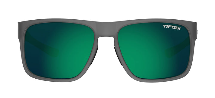 Tifosi Optics Swick Sunglasses (Satin Vapor/Emerald Polarized Lenses)