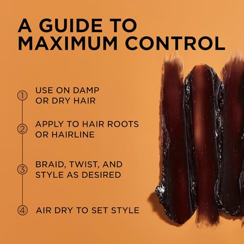 African Pride Black Castor Miracle Extra Hold Braid, Loc, Twist Gel - Extreme Hold Braiding Hair Gel, Edge Control & Tames Frizz, No Flake (Pack of 3) | Natural Ingredients, Coconut Oil | 8oz