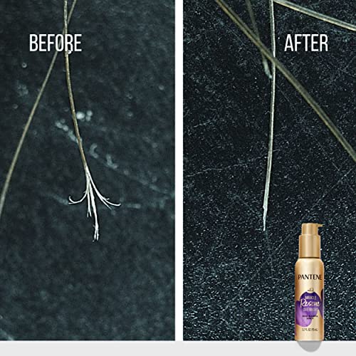 Pantene Hair Serum, Overnight Miracle Rescue, Bond Builder Hair Treatment, Deep Leave In Conditioner 3 fl oz