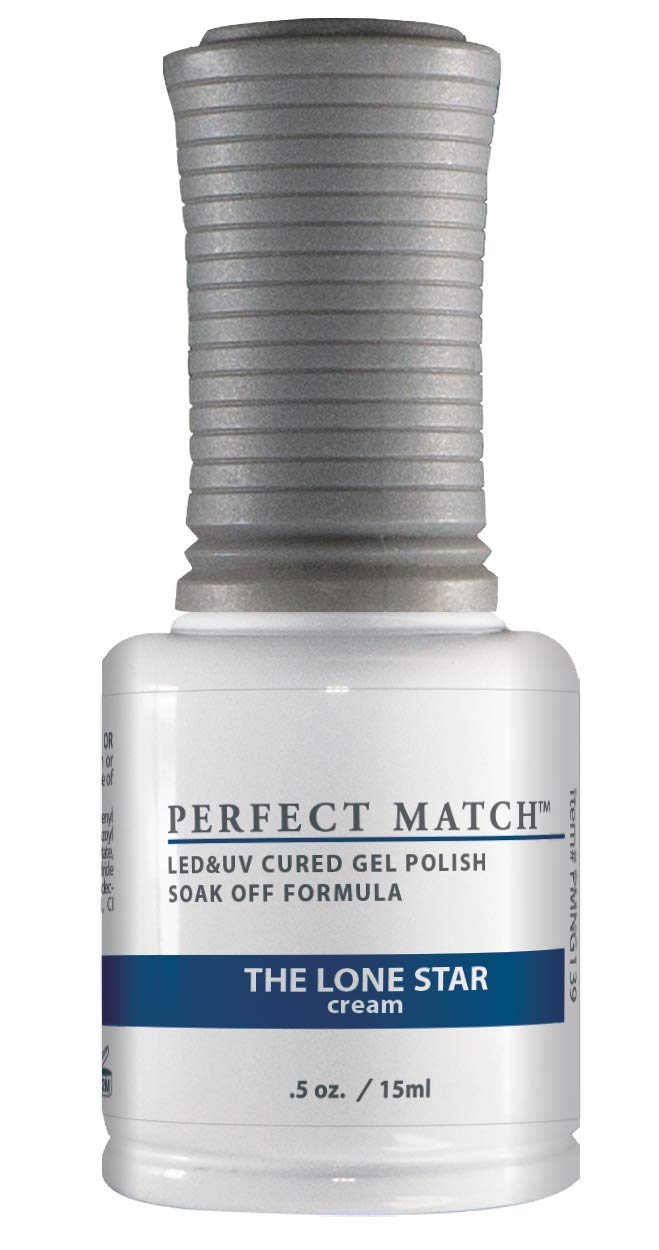Lechat Perfect Match Gel Polish, The Lone Star, 0.5 Fl Oz (Pms139)