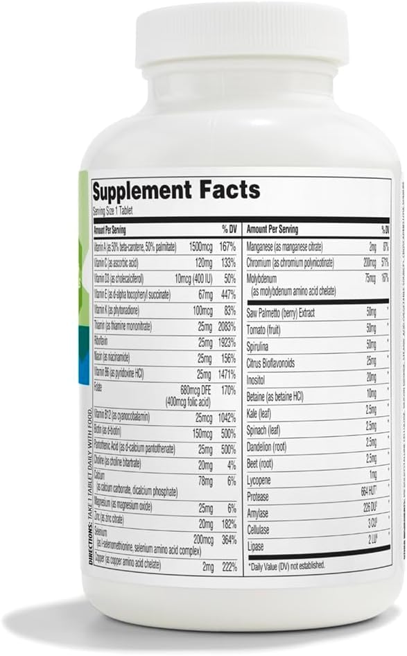 365 by Whole Foods Market, Men's One Daily Multivitamin Tablets, 180 CT