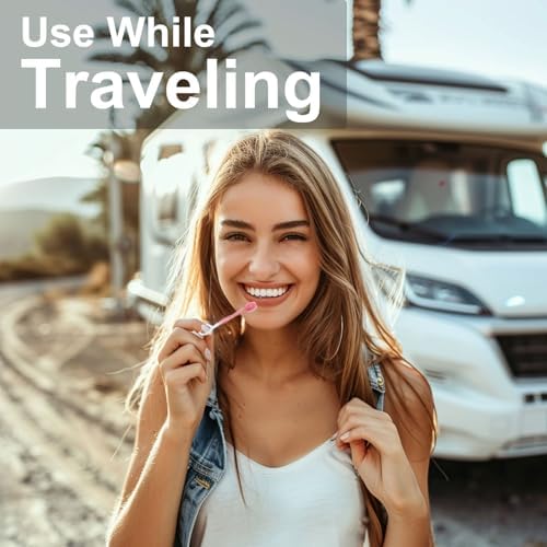 70Pack Mini Disposable Toothbrushes 5-in-1 Portable Pre-Pasted Travel Toothbrush with Toothpaste Tongue Scraper Floss Pick Individually Wrapped Box Small Prepasted Travel Toothbrush for Kids Adults