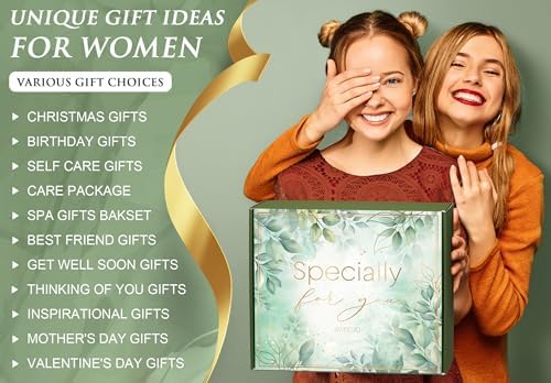 Birthday Gifts for Women Self Care Gifts, Relaxing Spa Gifts Baskets Get Well Soon Gifts Care Package for Women with Blanket, Unique Gifts Idea for Mom Mother Her Wife Girlfriend Best Friend Sister