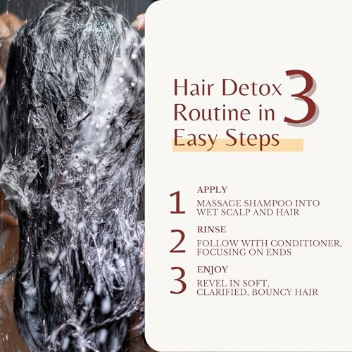 Apple Cider Vinegar Shampoo and Conditioner Set, Deep Cleans, Clarifies, Detoxes Scalp & Hair, Balances pH, Botanical, Sulfate & Paraben Free, 16 fl oz Each