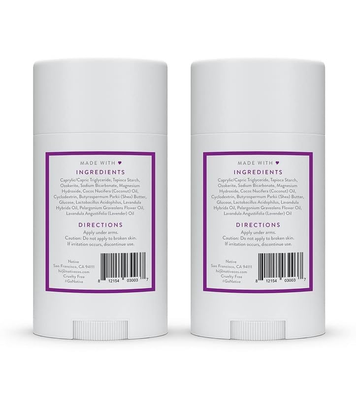 Native Deodorant | Aluminum-Free, 72-Hour Odor Control | For Men & Women | Classic 3-Pack
