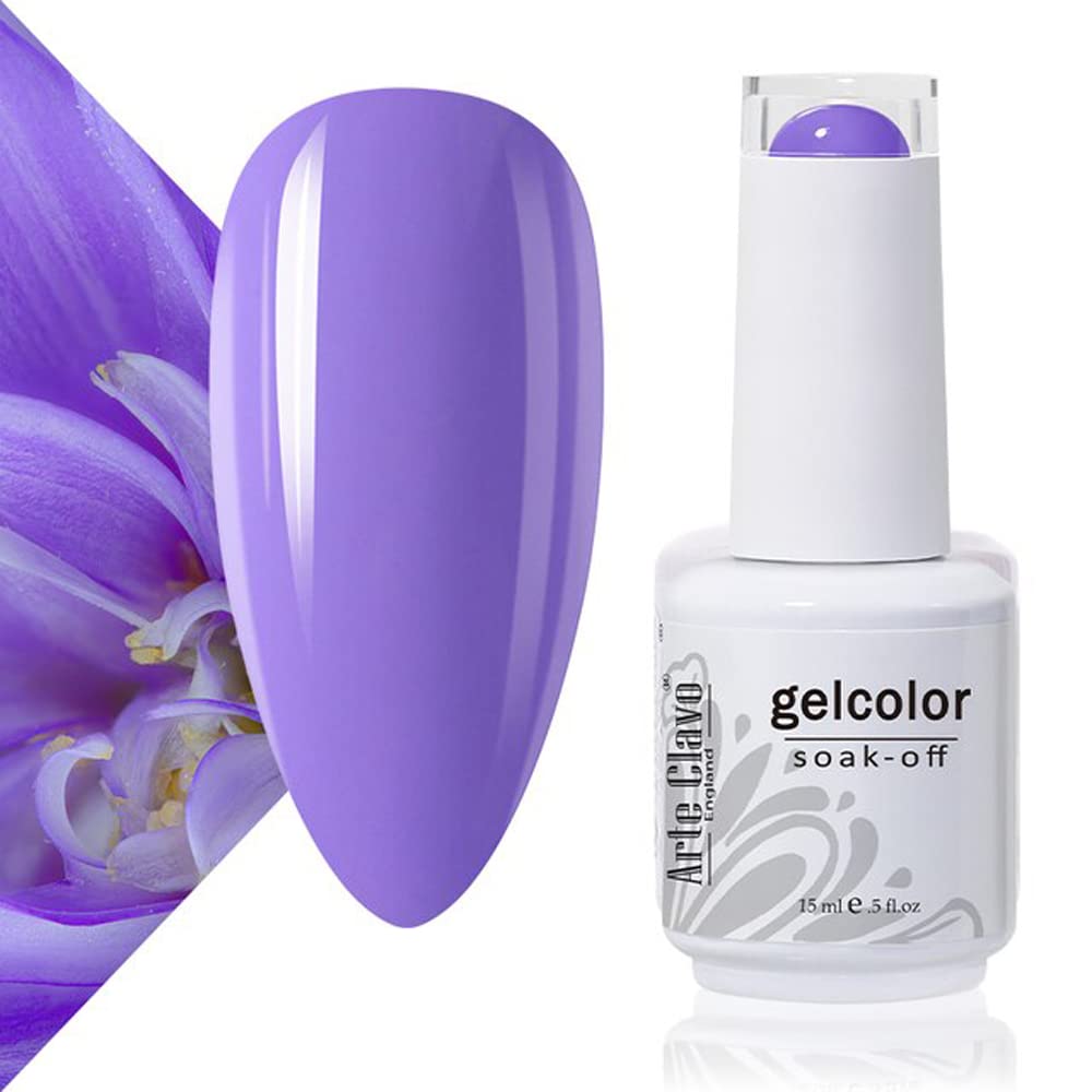 Arte Clavo 15Ml Gel Polish Spring Summer Purple Gel Polish Queen Of Night Gel Soak Off Nail Lamp Cured Nail Manicure Gel Polish