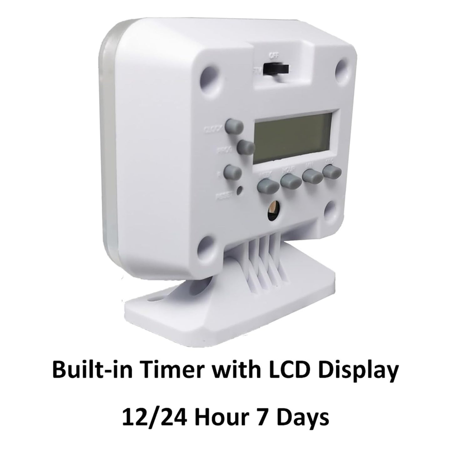 McbeAn Fake TV Simulator, LED TV Simulator Home Security Anti-Burglar Equipment, Auto Power On/Dusk Sensor/Built-in Light Source Sensor, for Use When There Is No One At Home