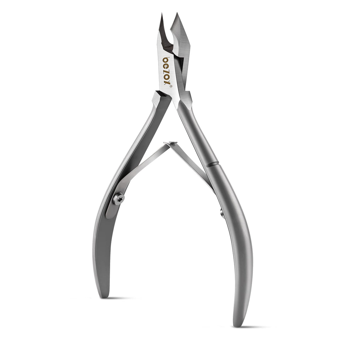Bezox Cuticle Clippers - Stainless Steel Professional Cuticle Cutter Cuticle Trimmers - Full Jaw Manicure Hangnail Clipper (6Mm