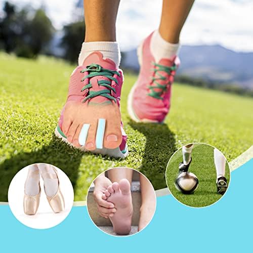 12 Packs Foam Toe Separator，Toe Gasket-Redress Overlapping Toes, Prevent Friction and Release Pressure, Relieve The Pain Caused by Bunions