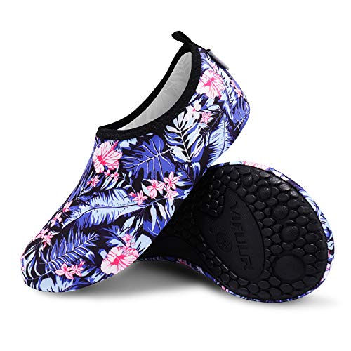 VIFUUR Water Sports Unisex Shoes Blue/Leaf - 5.5-6.5 W US/ 4.5-5.5 M US (36-37)