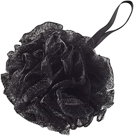 Bath Loofah Sponge Collection (8-Pack), Bath Shower Loofah Sponges - Mesh Pouf Shower Body Scrubber Exfoliators ((Orange, Purple, Black, White, Green, Pink, Blue, Purple))