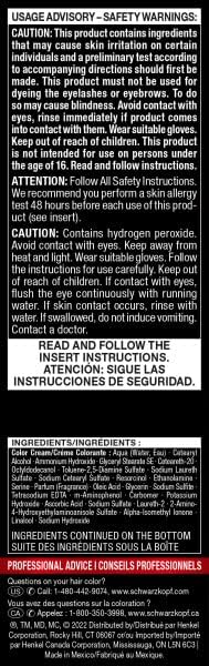 Schwarzkopf Keratin Color, Color & Moisture Permanent Hair Color Cream, 4.2 Dark Brown