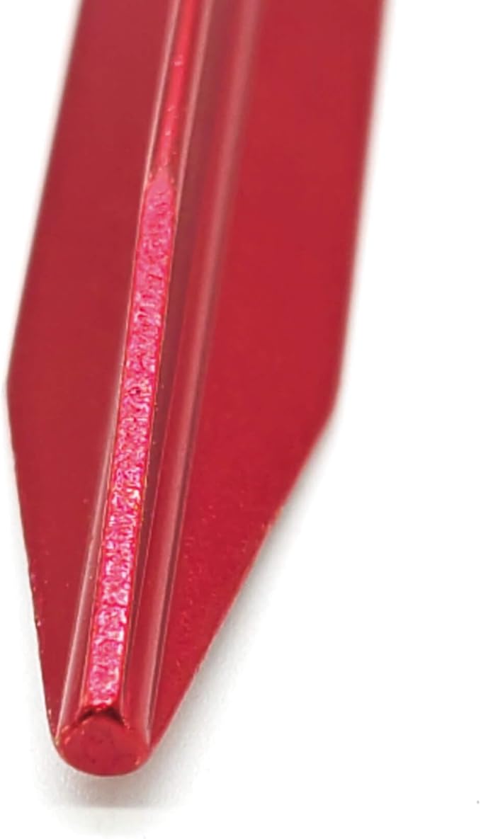 15Pack Tent Stakes, Lightweight Tent Stakes Heavy Duty, Metal Stakes with Pull Rope, 7075 Aluminum Tent Pegs for Backpacking, Durable Camping Tent Accessories, Red