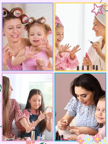 78PCS Press on Nails for Kids, TOROKOM Cute Kids Fake Nails Flower Kid Glue on Nail Short Almond False Nail Art Gift for Girls Children 8-12 Age with Nail Adhesive Tab & Quick-dry Nail Glue (3 Pack)