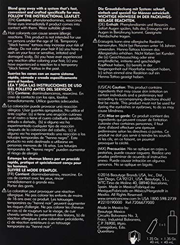 American Crew Men's Temporary Hair Color, Temporary Hair Dye, Natural Gray Coverage, Mednatural, 1.35 Fl Oz