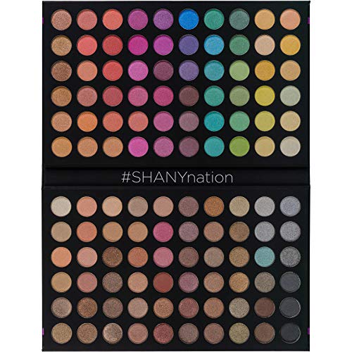 SHANY Ultimate Fusion - 120 Color Highly Pigmented Makeup Palette Long Lasting Blendable Natural Colors Eye shadow Palette Natural Nude and Neon Combination