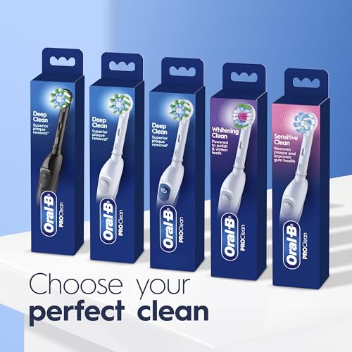 Oral-B Pro 100 3D White, Battery Toothbrush, White