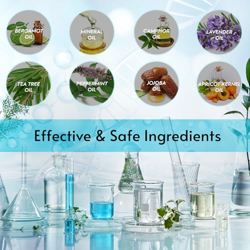 Toenail Fungus Treatment Extra Strength: Nail Fungus Treatment with 10% Undecylenic Acid, Nail Repair for Damaged Nails, Nail Fungus Treatment for Men and Women (2 Packs), Blue