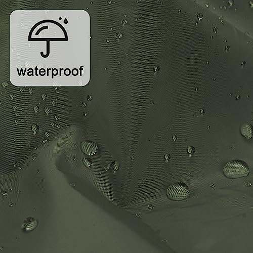 Reusable Shower Cap for Women, Large Waterproof Shower Essentials Bonnet Washable Elastic Band Bath Hair Wrap Hat for Long Hair, Braids(Green&Purple)