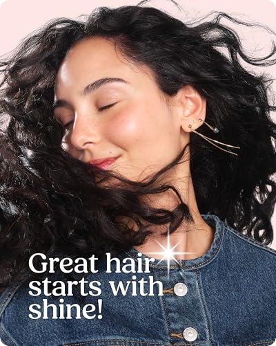 Glaze Supergloss Color Conditioning Gloss With Dispensing Pump – Hydrating Semi-Permanent Color Hair Gloss & Shine Boost – For Dark Brown Hair to Black Hair – 6.4 Fl Oz - Luminous Licorice