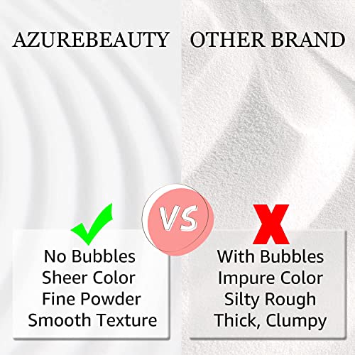 AZUREBEAUTY Dip Powder Bright White Color, Basic Nail Dipping Powder French Nail Art Starter Manicure Salon DIY at Home, Odor-Free and Long-Lasting, No Needed Nail Lamp Curing, 1 Oz