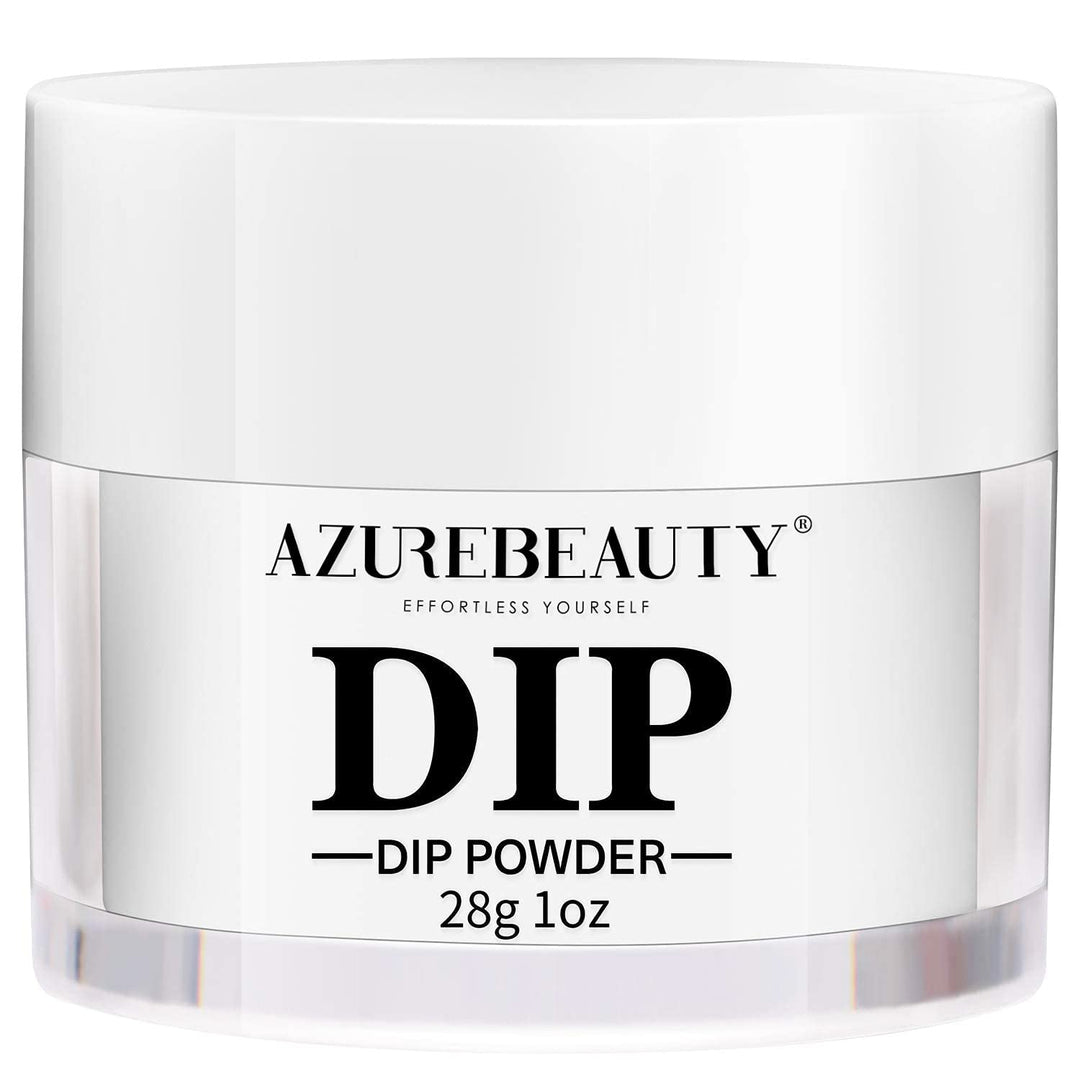 Azurebeauty Clear Dip Powder For Nails, Essential Transparent Dipping Build Powder Crystal French Art Starter Manicure Beginner