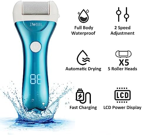 Electric Foot Callus Remover, Rechargeable Electronic Foot File Pedicure Kits, Electric Callus Remover for Feet, Foot Scrubber Dead Skin Remover, Professional Foot Care for Dead Skin Ideal Gift