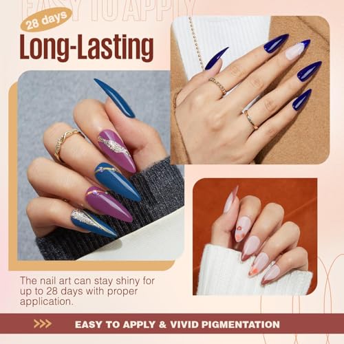 MEFA 32 Colors Dip Powder Nail Kit Pink Glitter Clear Nude White All Seasons Tones Dipping Powder with Base Top Coat Activator Brush Saver Liquid Set, French Nail Art Manicure