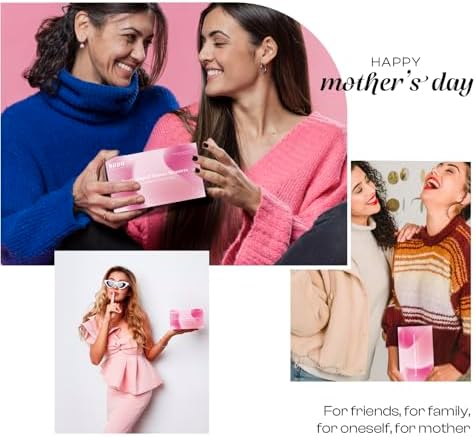 Shower Steamers Aromatherapy Heart-Shaped Pink with Rose Scent Natural Essential Oil for Self Care Home Spa Birthday Gift Daughter Wife Mom, Pack of 6 (Pink)