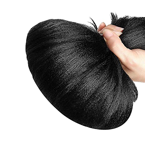 Pre Stretched Braiding Hair 8 Packs 24 Inch Professional Pre Stretched Crochet Hair For Human Braiding Or Twist Natural Black Yaki Perm Straight Synthetic Hair Extension For Women(24", 1B#)