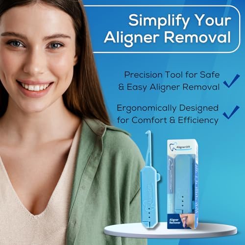 Aligner & Retainer Reusable Remover Tool – Compact, Retractable Tool for Invisalign, Nightguards, Retainers & Veneers – Ergonomic Design for Easy Removal – Ideal for Gifting