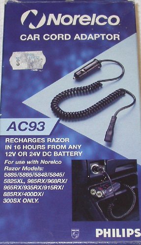 Norelco AC93 Car Cord Adapter