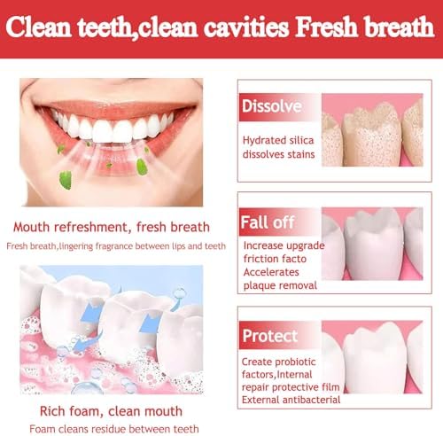 2 Pack SP-10 Probiotic Whitening Toothpaste – Ultra Whitening & Stain Removal, Deep Cleaning, Fresh Breath Formula with Probiotics