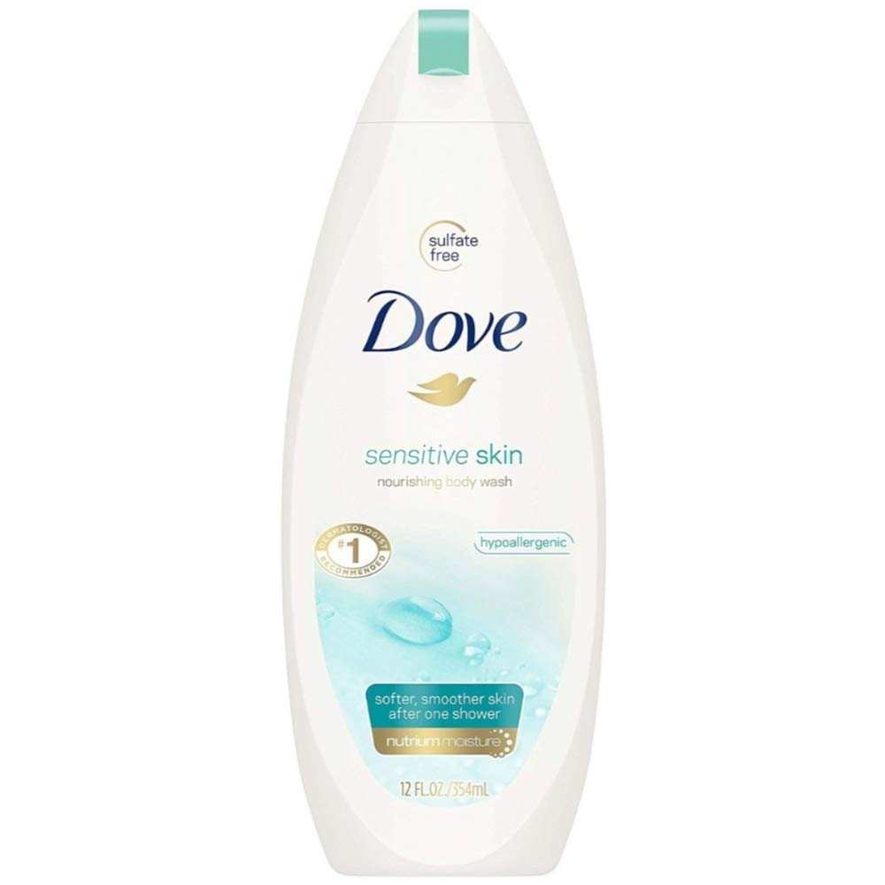 Dove Sensitive Skin Nourishing Body Wash, 12 Fluid Ounce (Pack Of 3)