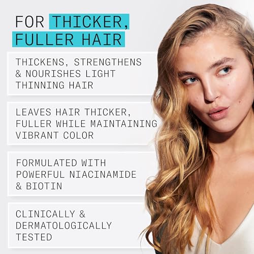 Nioxin System 3 Scalp Care + Hair Thickening Leave-In Treatment | For Colored, Dry, & Damaged Hair with Light Thinning | Strengthen & Nourish with Niacinamide & Biotin
