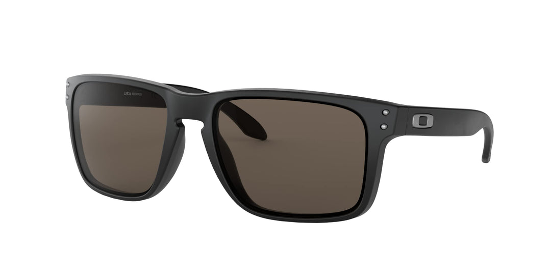 Oakley Men's OO9417 Holbrook XL Square Sunglasses, Matte Black/Warm Grey, 59 mm