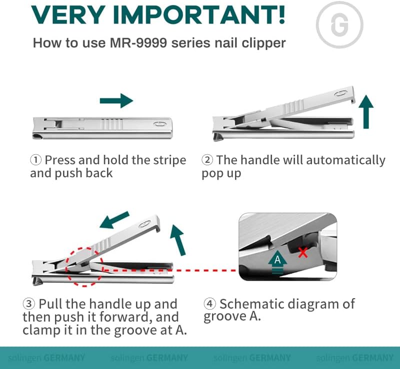 MR.GREEN Ultra Thin Nail Clippers German Precision Manufacturing Technology Nail Cutters with Cow Leather Cover Superior Texture (Dark Brown)