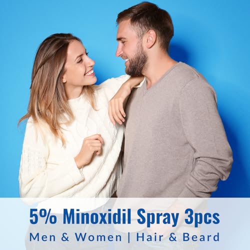 5% Minoxidil Spray 3PCS, Minoxidil for Men Hair and Beard, Minoxidil for Women Hair Growth, Minoxidil for Men Hair Growth.