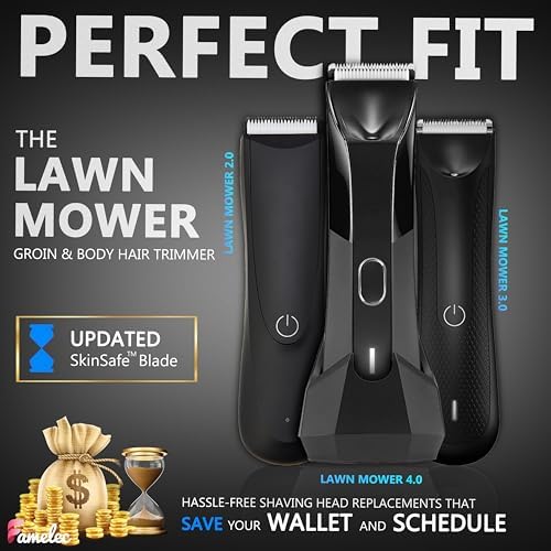 3 Pack For Manscaped Replacement Blades 2.0 3.0 4.0, Compatible with Manscaped Blade Replacement Lawnmower 3.0 Replacement Blades, For Manscape 4.0 Lawn Mower, Fit For Manscape Replacement Blades