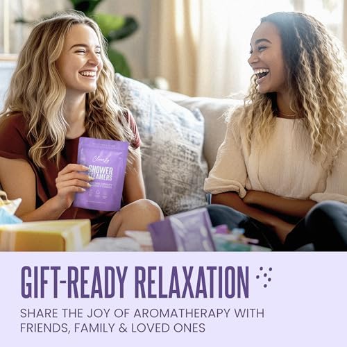 Cleverfy Shower Steamers Aromatherapy for Women and Men – Self-Care Shower Bombs for Stress Relief and Relaxation – 6 Tablets