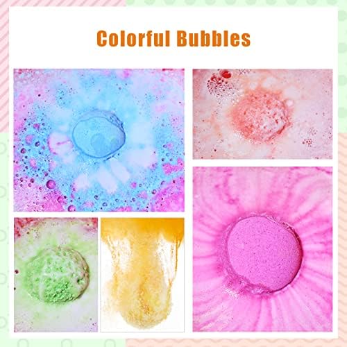 Bath Bombs for Kids with Surprise Inside, 20 Pack Kids Bath Bombs Gift Set with Toys for Girls Boys, Handmade Child-Safe Bubble Bath Fizzy Balls Kit for Birthday, Summer Fun, Christmas
