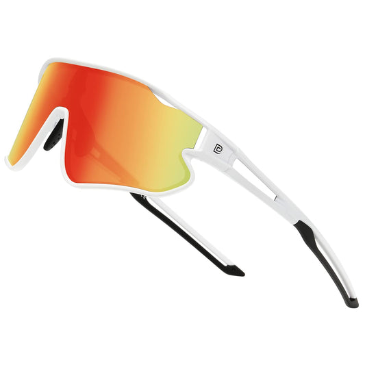 DUCO Kids Sunglasses Youth Baseball Sun Glasses Lightweight TR90 Frame UV400 Sports Cycling Shades for Boys Girls DK268