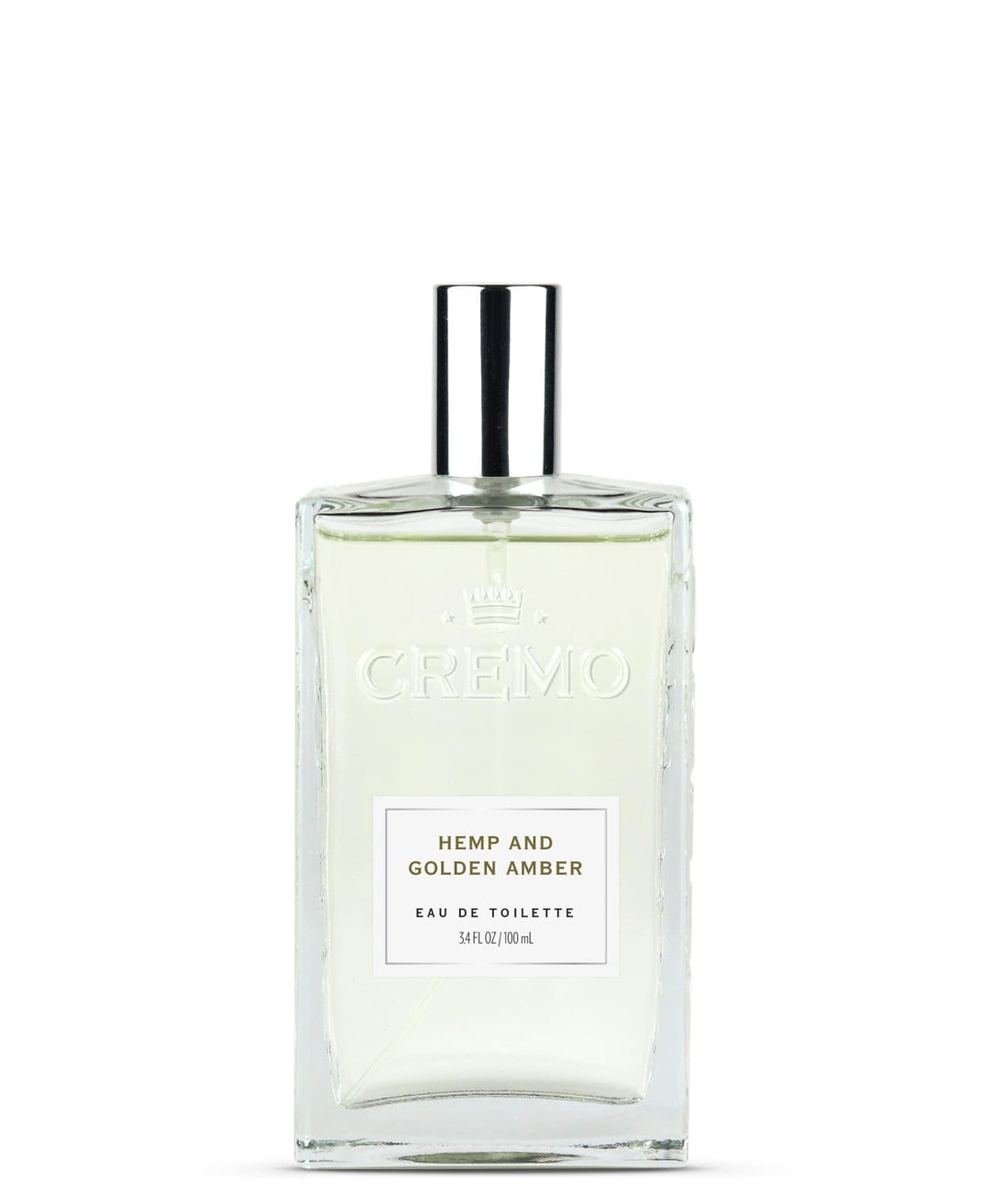 Cremo Hemp & Golden Amber Cologne Spray, A Unique Yet Sophisticated Blend Of Hemp, Ginger And Golden Amber, 3.4 Fl Oz
